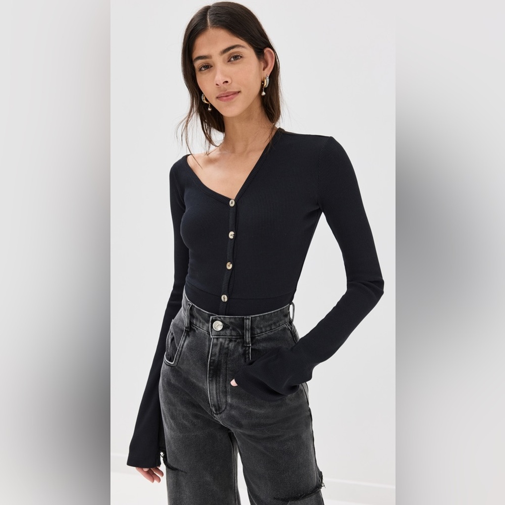 A.W.A.K.E. MODE - Asymmetric Neck Cardigan